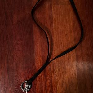 Black Vera Bradley Lanyard